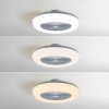 Living and Home 55cm Dia Round Acrylic LED Ceiling Light Fan with Remote Control, 3 Wind Speeds