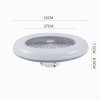 Living and Home 55cm Dia Round Acrylic LED Ceiling Light Fan with Remote Control, 3 Wind Speeds