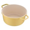 Living and Home 2.75 L Enameled Dutch Oven with Dual Handles and Lid