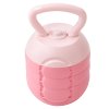 Living and Home Adjustable Water-Filled Kettlebell, 2-10kg Weight with Ergonomic Grip, Pink