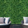 Living and Home 6Pcs Decorative Artificial Boxwood Panels for Indoor Outdoor 40x60cm