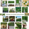 Living and Home 6Pcs Decorative Artificial Boxwood Panels for Indoor Outdoor 40x60cm