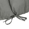 Living and Home Non-slip Garden Chair Cushion with Back for Indoor Outdoor, 110cm (W) x 50cm (D) x 15cm (H)