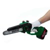 Living and Home 6 Inch & 8 Inch Portable Cordless Electric Chainsaw with 2 Batteries