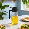 Living and Home 2-in-1 Premium Glass Oil Sprayer & Dispenser, 470ml