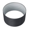 Living and Home 80cm Dia x 43cm H Round Metal Raised Garden Bed, Planter Box