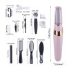 Living and Home Electric Pedicure Tools Set Callus Remover with Light