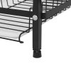 Living and Home 3-Tier Dish Drainer Draining Rack with Drying Trays