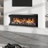 60inch 3-Sided Built-in Smart Electric Fireplace with Crackling Sound