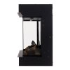 50inch 3-Sided Freestanding Smart Electric Fireplace with Remote Control, 12 Flame Colours and 5 Brightness Modes