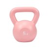 Pink 5lbs Strength Training Kettlebell with Non-Slip Handle