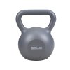 Grey 30lbs Strength Training Kettlebell with Non-Slip Handle