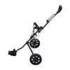 2 Wheel Folding Golf Push Pull Cart with Convenient Handle