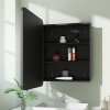Wall-Mounted Rectangular Bathroom Storage Mirror Cabinet