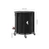 190L Portable Rain Barrel with Castors