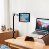 Phone Tablet Holder with 360° Adjustable Foldable Arm
