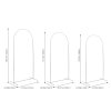 3pcs 180/200/220cm Height Metal Arch Wedding Backdrop Stand Prop Decor