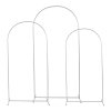 3pcs 180/200/220cm Height Metal Arch Wedding Backdrop Stand Prop Decor