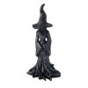 Living and Home Halloween Resin Witch Figurine Tabletop Ornament for Home Decor