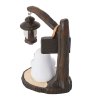 Living and Home Halloween Ghost Reading Book Lamp Figurine