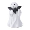 Living and Home Halloween Ghost Hugging Bat Figurine
