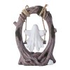 Living and Home Halloween Ghost on Tree swing Figurine