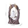 Living and Home Halloween Ghost on Tree swing Figurine