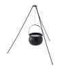 Living and Home Halloween Witch Cauldron on Tripod with Light Strip