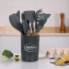 Silicone Kitchen Cooking Utensils Set