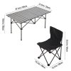 Portable Folding Camping Table with 4 Chairs