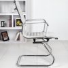 Office Chair Dining Seat PU Leather, White