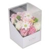 Living and Home Rose Scent Soap Flower Gift Box Tabletop Decor