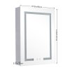 Anti-Fog LED Mirror Cabinet with Touch Control