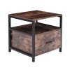 Industrial Bedroom 1 Drawer Bedside Table