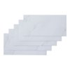 Living and Home 36Pcs Self-Adhesive Flooring Tile Set, 15x30cm, Beige Marble Effect