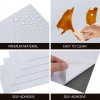 Living and Home 36Pcs Self-Adhesive Flooring Tile Set, 15x30cm, Beige Marble Effect