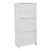 Living and Home 2-Door Wardrobe with 3 Drawers & Hanging Rail