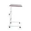Height Adjustable Mobile Table Overbed Desk with Wheels