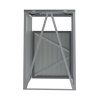 Metal Outdoor Garbage Bin Shed For 1 Trash Bin, Grey