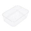 Transparent Food Storage Container with Lid