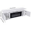 Electric Fireplace TV Stand with Remote Control