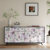 Roll of Self-Adhesive Floral Wallpaper 1000cm x 44cm