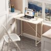 Living and Home 100x50cm Folding Office Desk with Casters