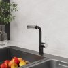 Pull-out Sprayer Retractable Kitchen Faucet with 5 Modes