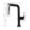 Pull-out Sprayer Retractable Kitchen Faucet with 5 Modes