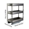 3-Tier Kitchen Cabinet Pull Out Shelf Organizer