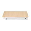 Living and Home Folding Office Desk Foldable Writing Table-Wood Color, 80x40cm