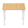 Living and Home Folding Office Desk Foldable Writing Table-Wood Color, 80x40cm
