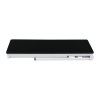 Living and Home 2-Tier Folding Office Desk Foldable Writing Table-Black, 80x40cm