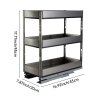 3-Tier Kitchen Cabinet Pull Out Shelf Organizer